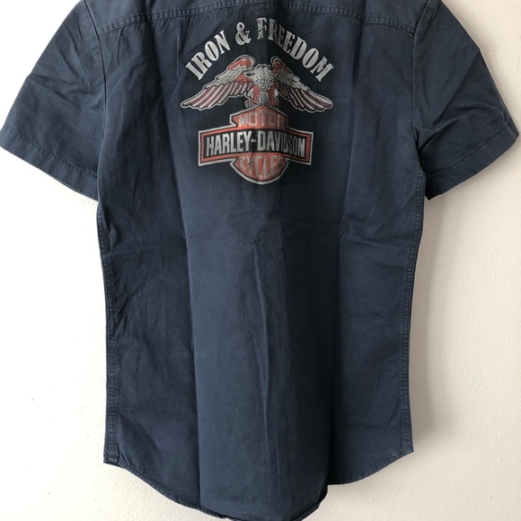 Harley Davidson button up men’s shirt - Picture 2 of 2